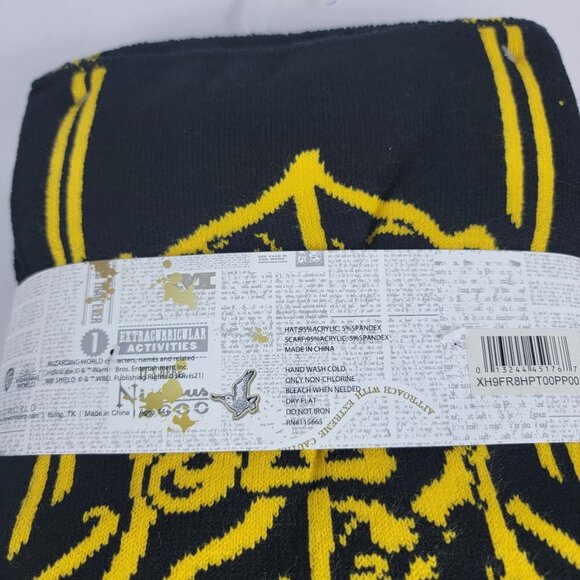 Harry Potter Hogwarts Unisex Adult Warm‎ Winter Beanie & Scarf Set Nostalgia - Picture 5 of 6